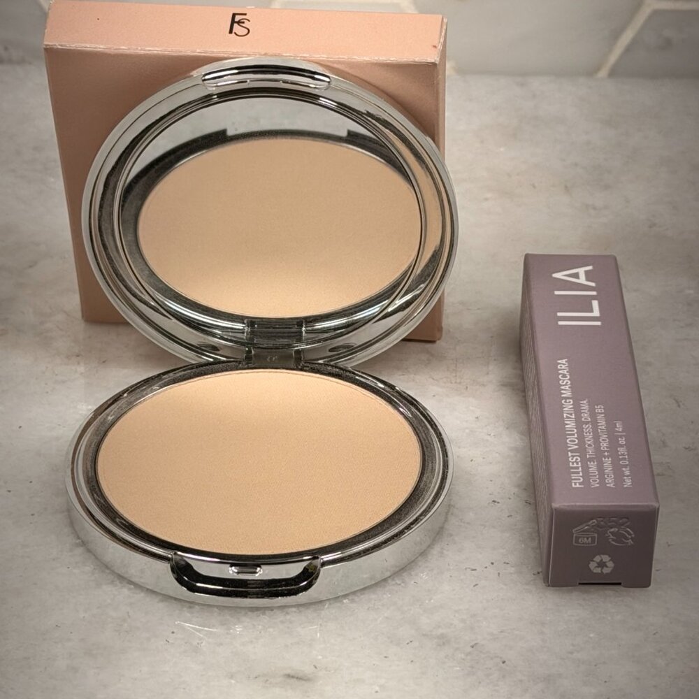 Stockholm Mineral Powder Foundation - SANDHAMN + Ilia Volumizing Mascara Travel